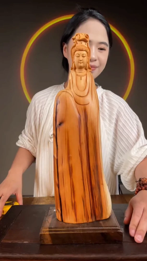 柏木（崖柏）手工摆件,先抢先得! 编号:258