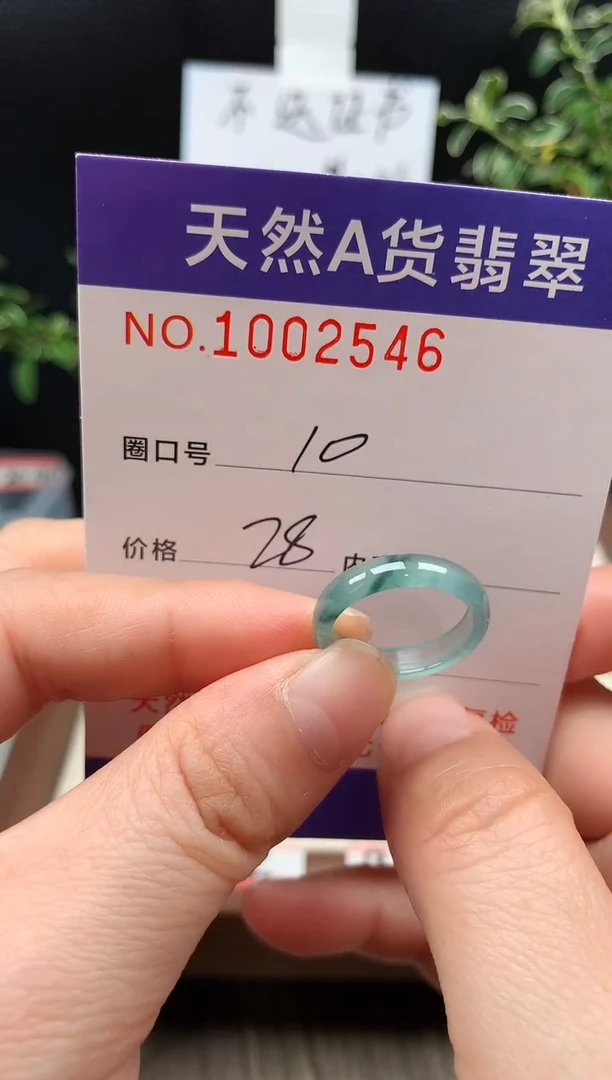 未镶嵌戒指翡翠10#