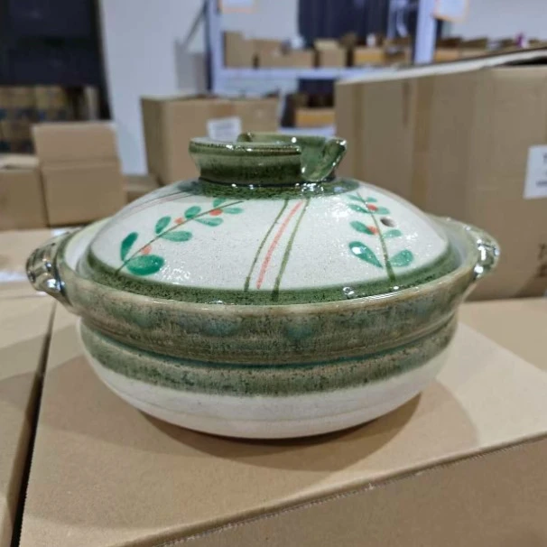 华月万古烧小绿叶土锅
