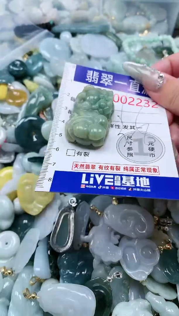 【闪购商品】翡翠吊坠(不含链)未镶嵌2232