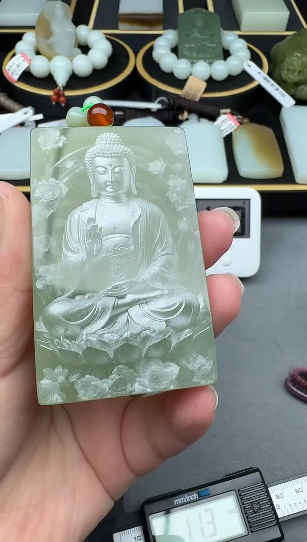 和田玉未镶嵌颈饰4