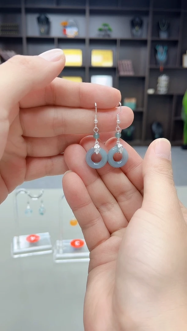 未镶嵌翡翠耳饰X34