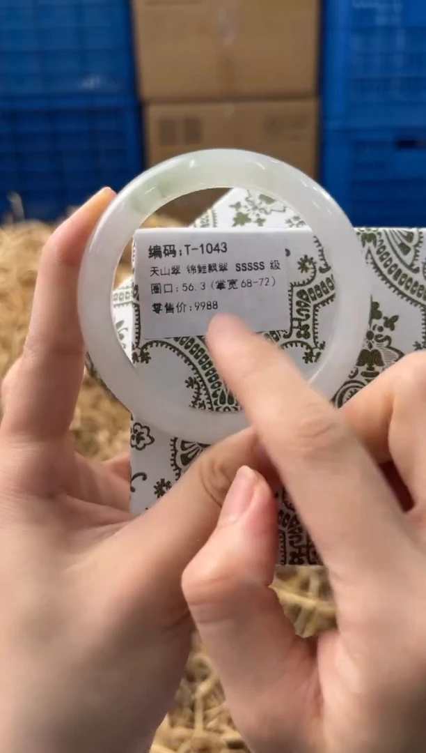 未镶嵌手镯石英质玉T-1043