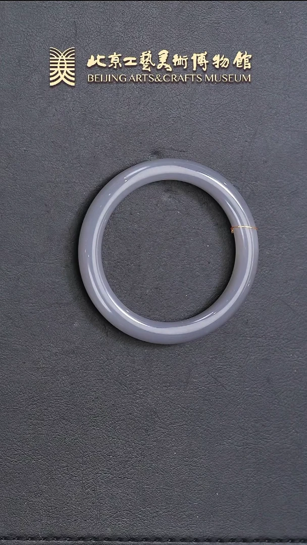 和田玉手镯未镶嵌B0417GMD221深烟紫色手镯