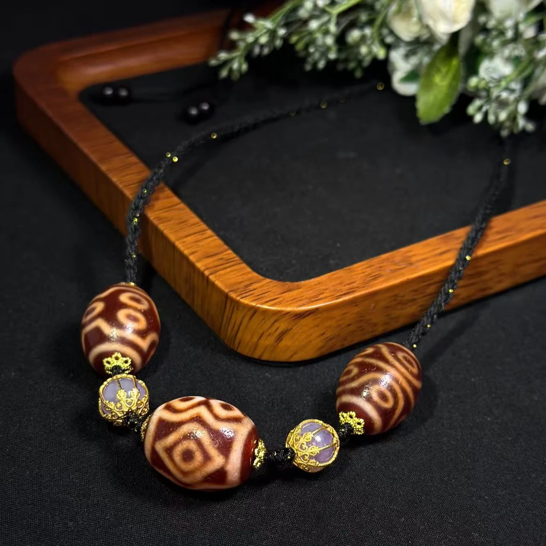 【四宝臻品】金蟾达洛红肉多宝玛瑙项链/六七八/20*16mm/小众珠宝