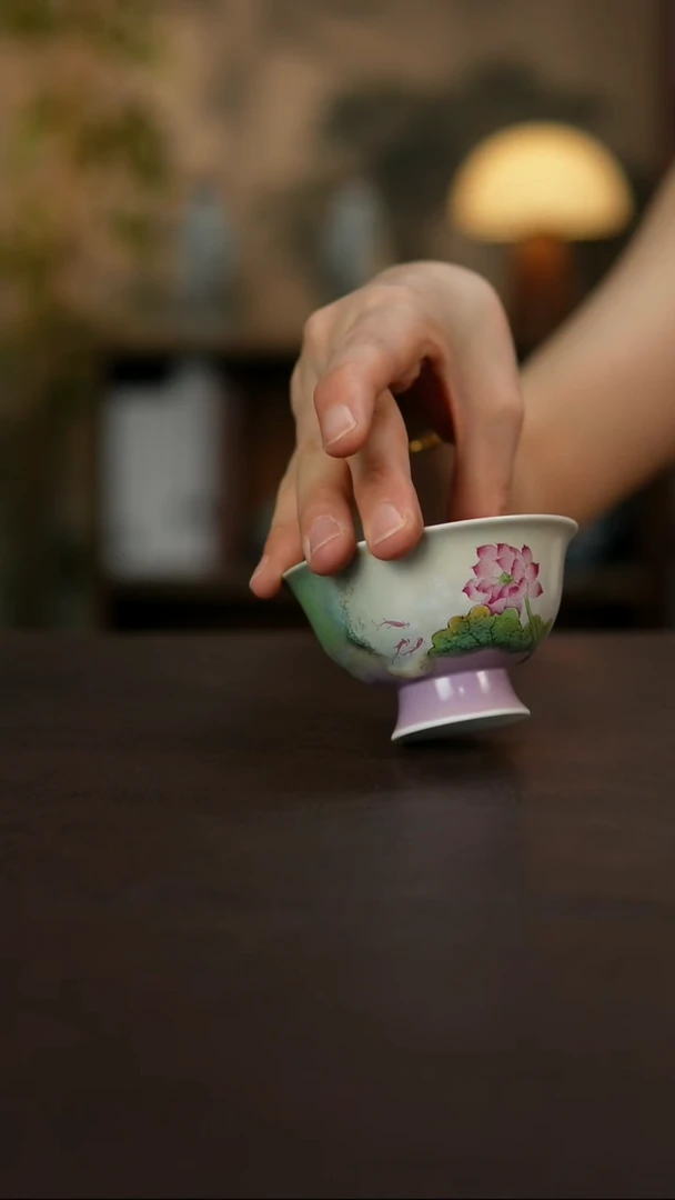 杯景德镇陶瓷杯碗柴烧多人