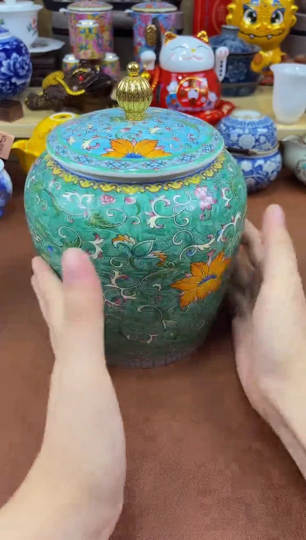 陶瓷茶具摆件旅行套组