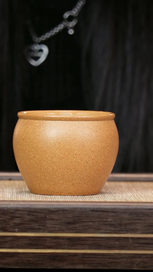 茶壶紫砂老宕口  风水缸杯