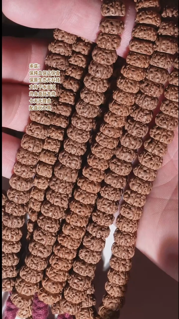 手串金刚菩提9mm头货屠龙藏式单圈小金刚菩提