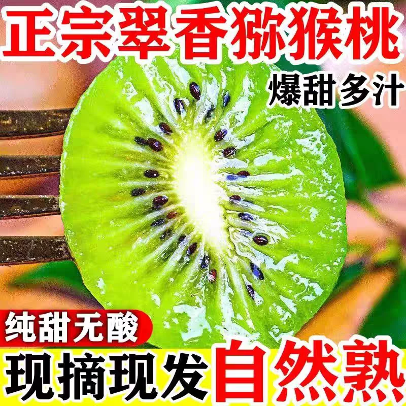 【翠香】陕西周至猕猴桃陕西周至绿心奇异果新鲜水果现摘现发
