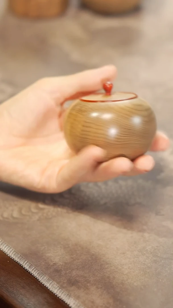 金丝楠353小茶仓茶叶罐