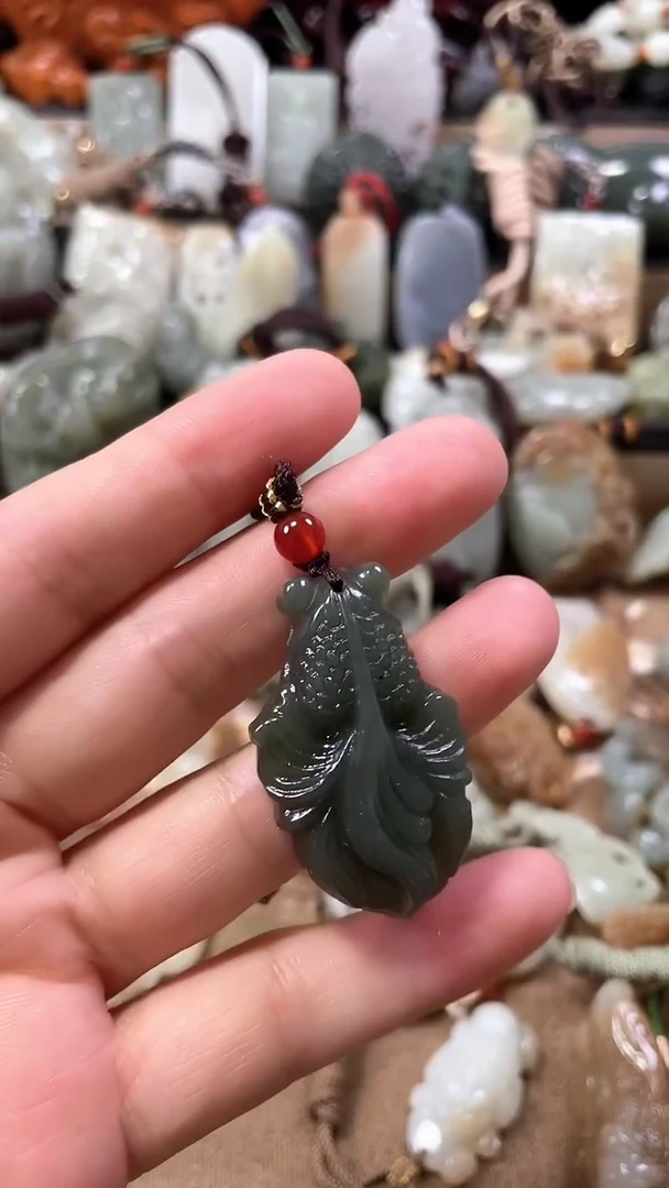 和田玉未镶嵌挂件0002