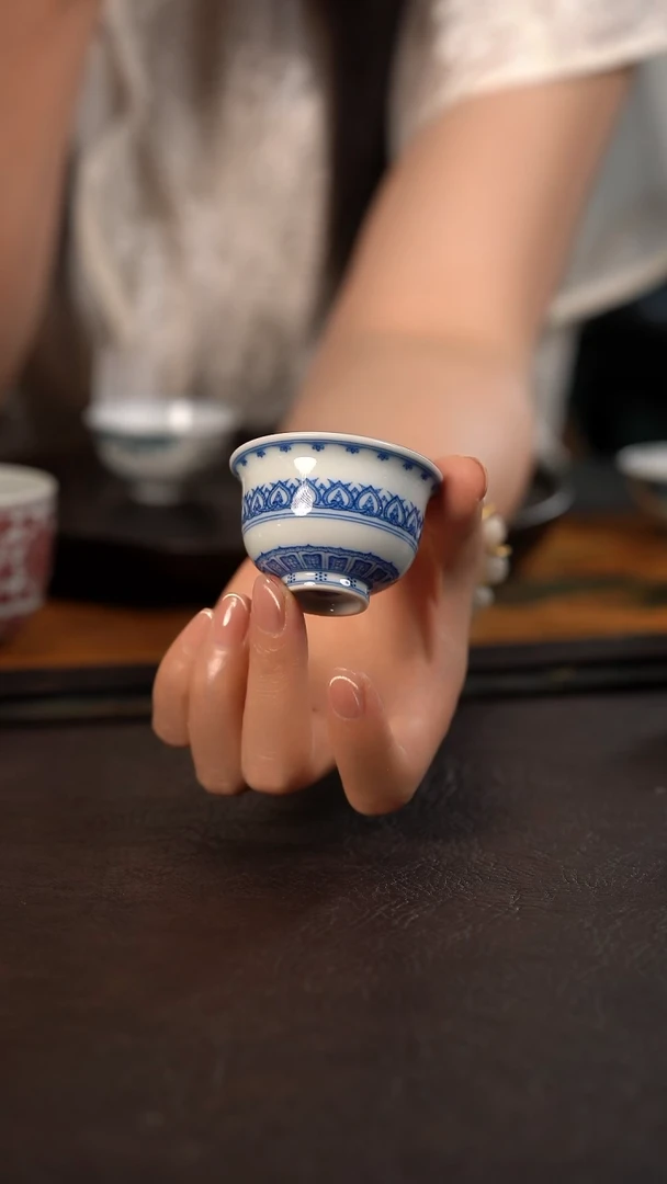 聚澜堂点工宝相一口杯