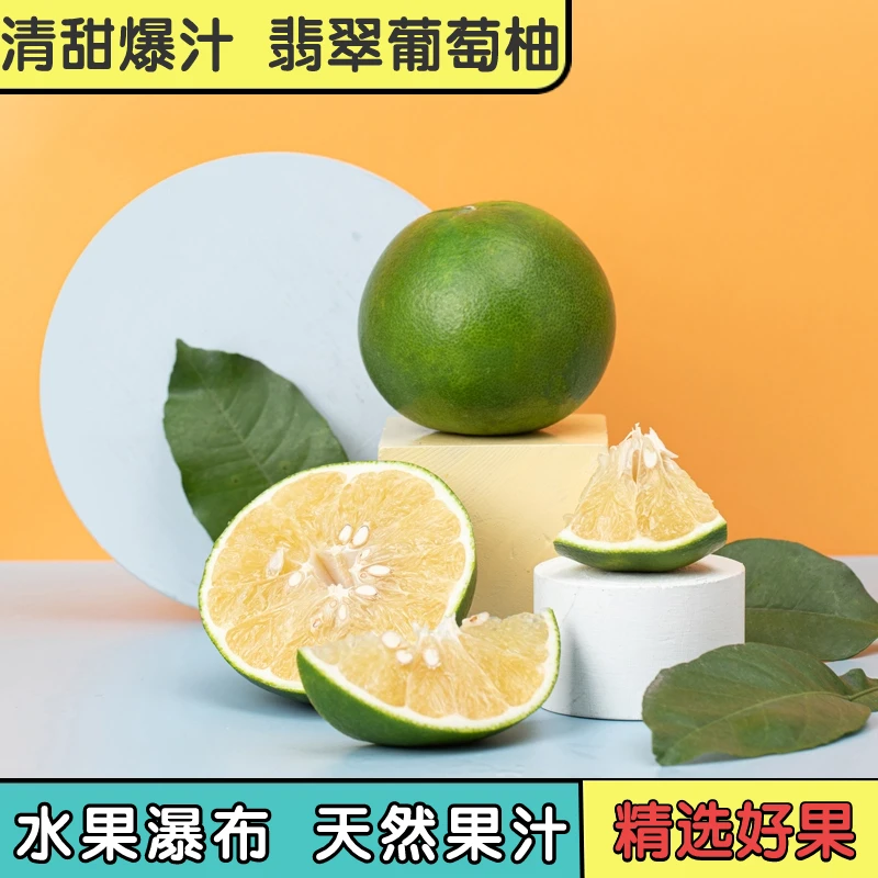 福建翡翠爆汁柚 青皮葡萄柚4.5/8.5斤