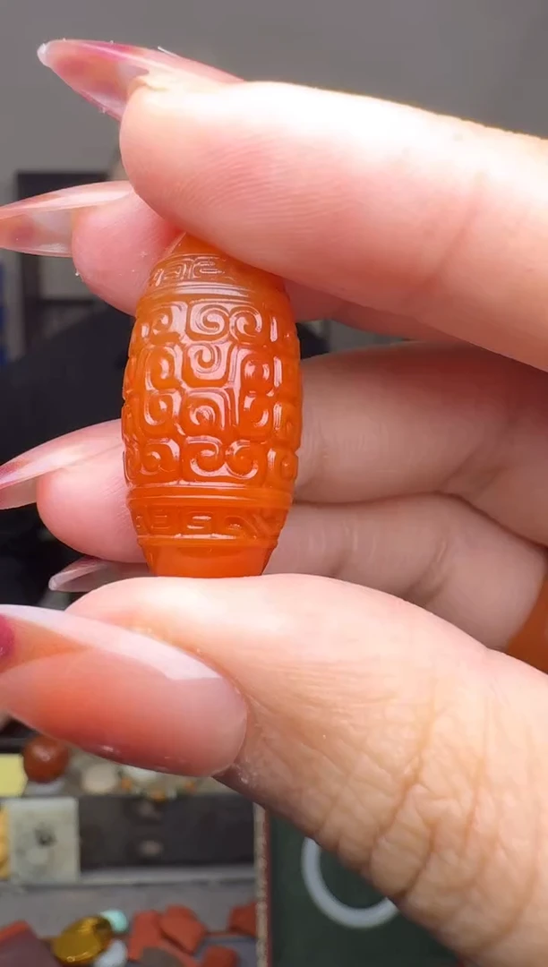 【闪购商品】南红玛瑙挂件未镶嵌5244