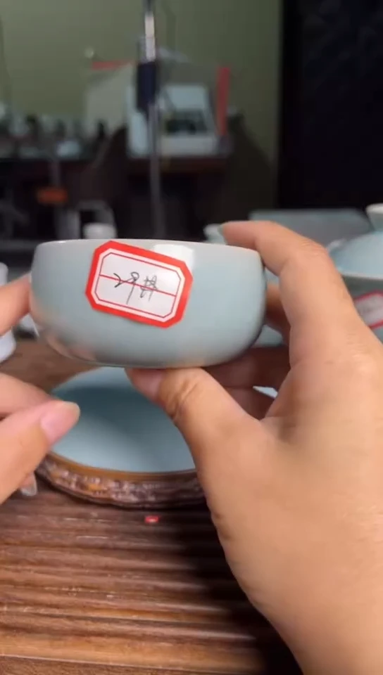 杯29号仿古有卧足禅定杯微微不完美裸发