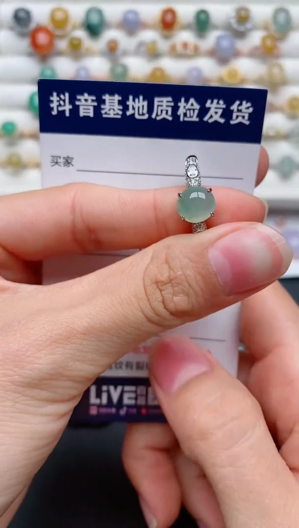 【闪购商品】翡翠戒指银S925镶嵌.........