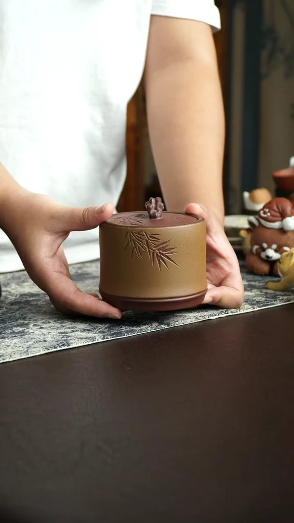 茶杯紫砂61号宜兴紫砂原矿作品