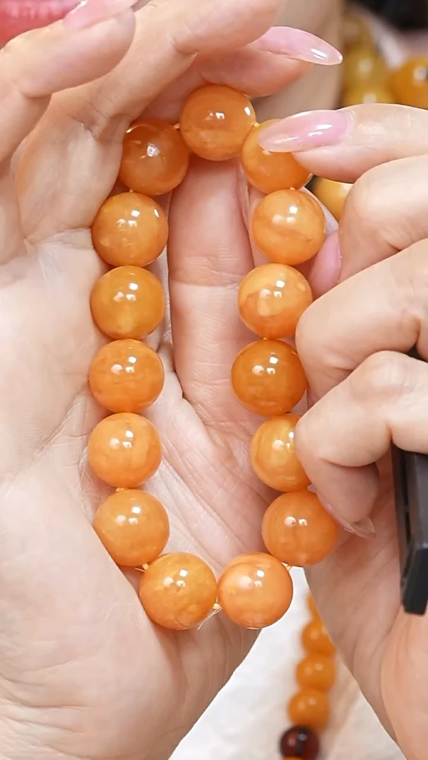 蜜蜡颈饰未镶嵌6135天然蜜蜡珠宝奇石云端妖孽全部保真