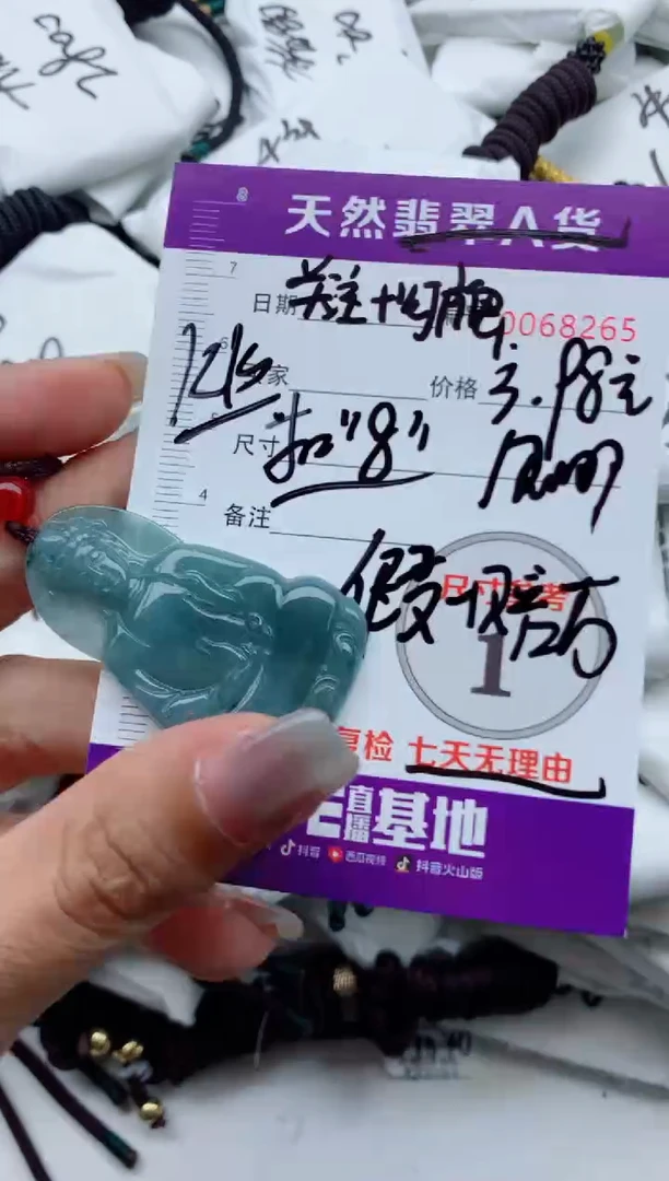 翡翠未镶嵌颈饰8888888888