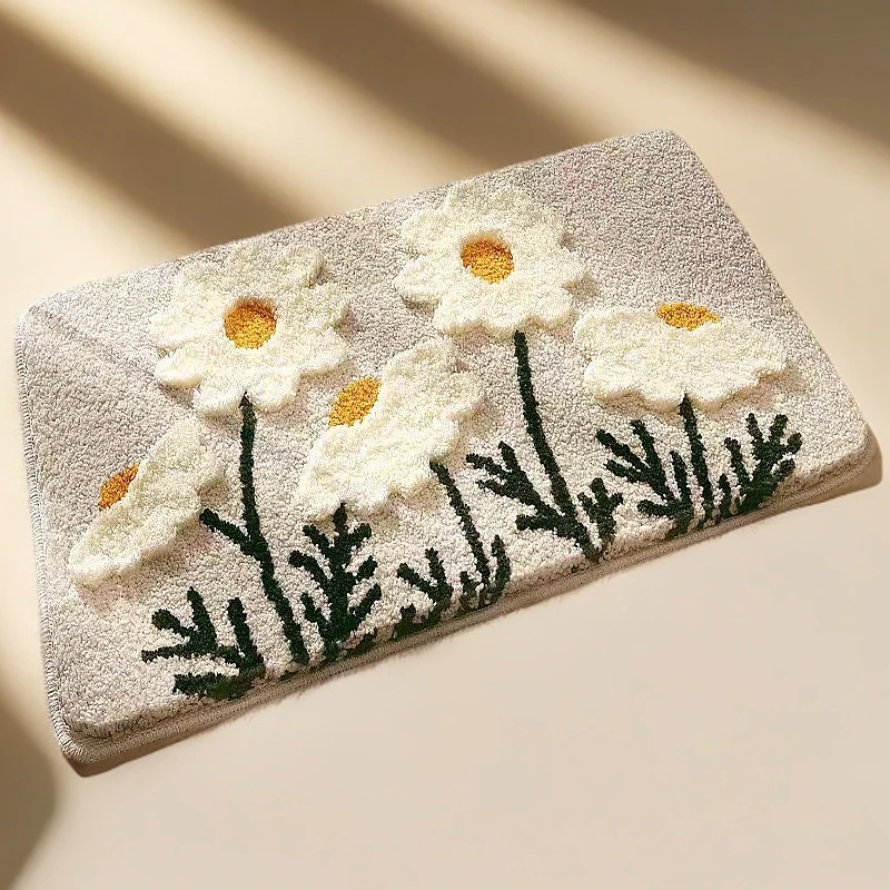 浴室吸水地垫加厚厕所防滑卧室脚垫洗手间门口地毯卫生间门垫