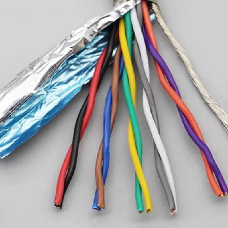 一缆国标RVVSP/RVSP双绞屏蔽线10芯0.3到0.5平方485通讯线