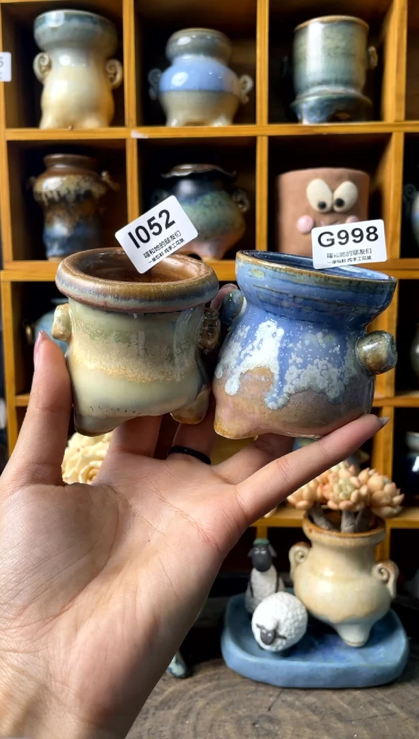 蟹****天052、998【多肉花盆多肉盆】