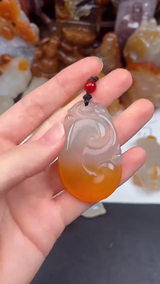 玛瑙/玉髓颈饰未镶嵌（**)AA