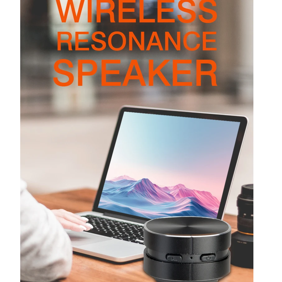 TWS黑科技骨传导蓝牙音箱对联便携磁吸小型共振无线音响超低音炮