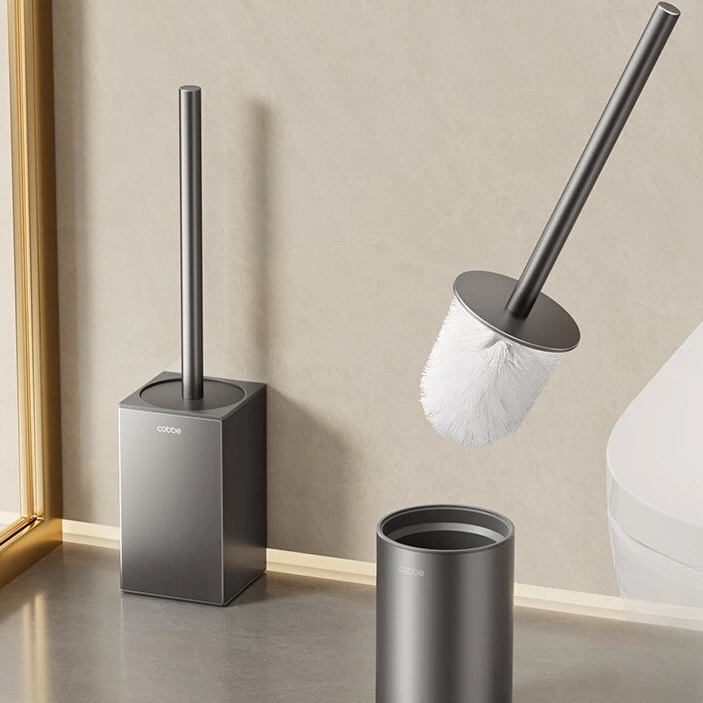卡贝马桶刷壁挂浴室置物架免打孔落地式卫生间清洁厕所刷子无死角