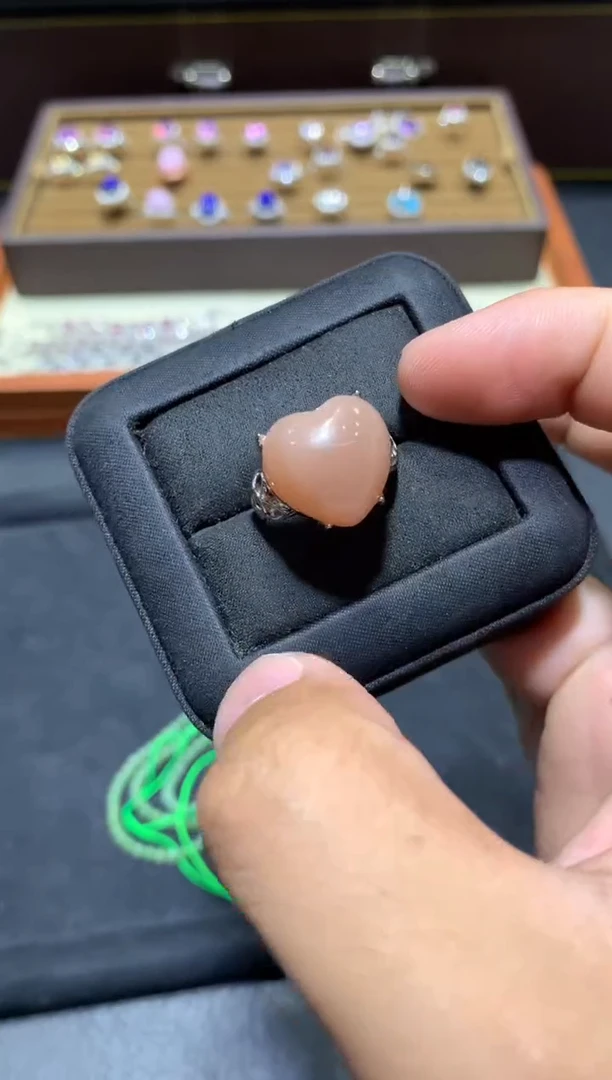 未镶嵌戒指日光石Q67