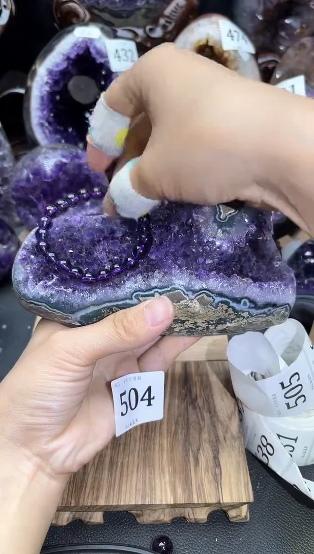 未镶嵌紫晶大型摆件（非配饰）504号摆件