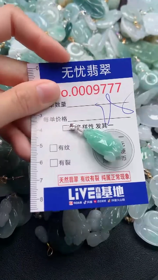 颈饰未镶嵌翡翠9777