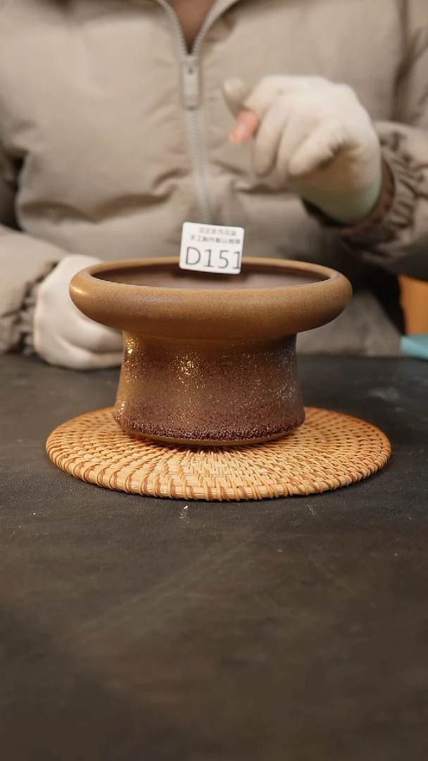 【闪购商品】瓷片151泥泥手工花盆