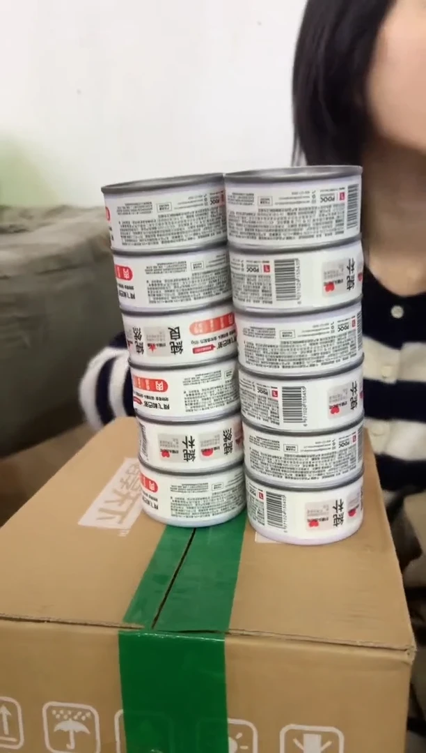 微瘪罐阿飞和巴弟猫用罐头鸡肉金枪鱼配方85g*12罐（随机）
