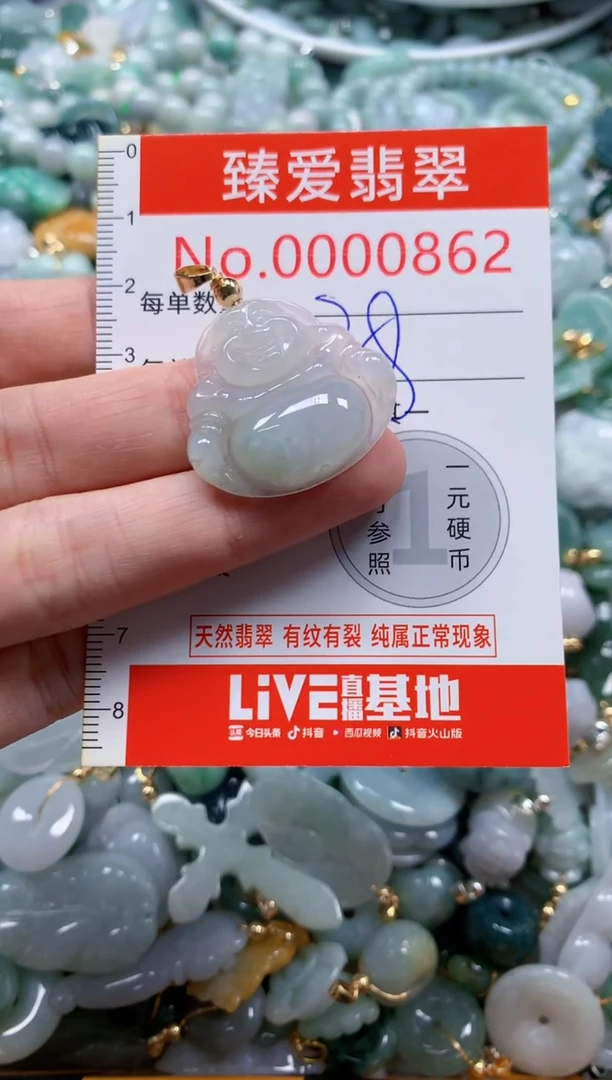 翡翠未镶嵌吊坠(不含链)862