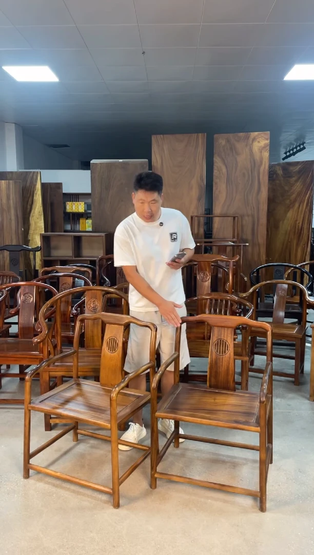 木胡桃木浩然客椅拍一发二
