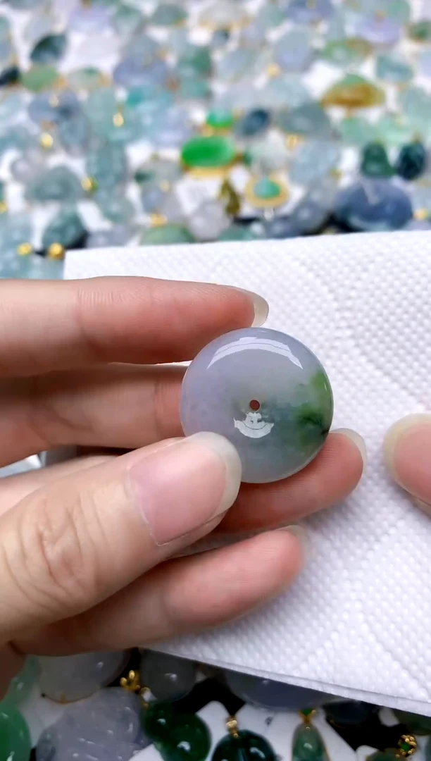 颈饰未镶嵌翡翠天然A货翡翠