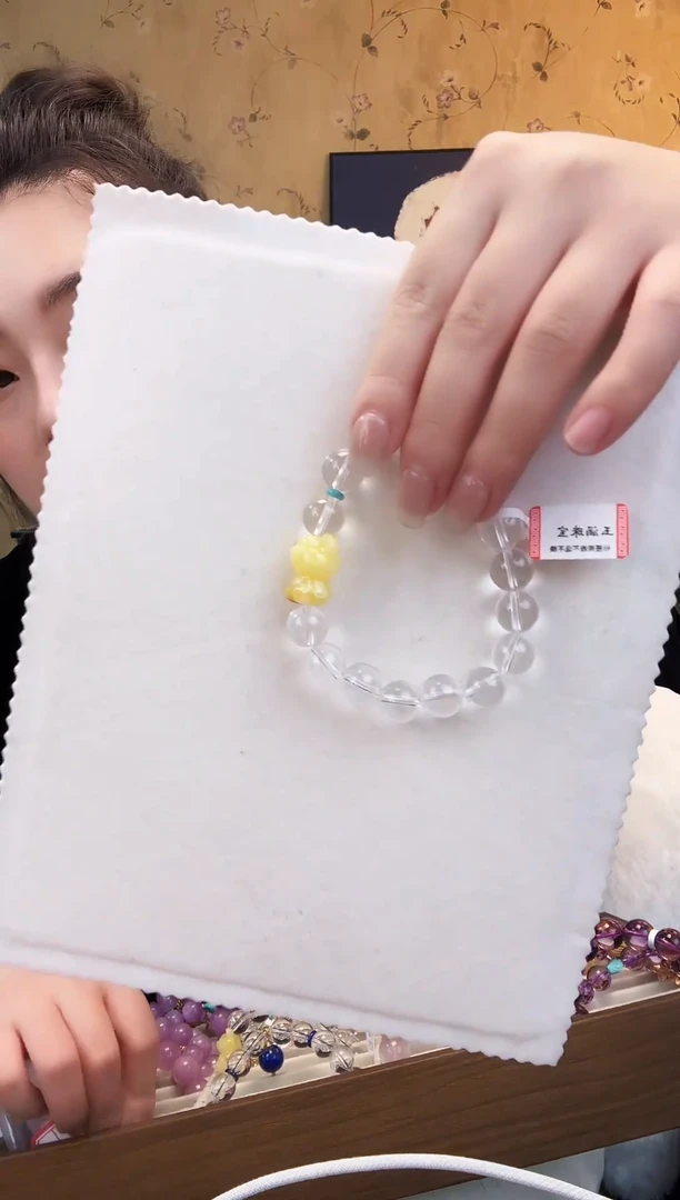 【闪购商品】水晶手串未镶嵌白水晶手串约12M876