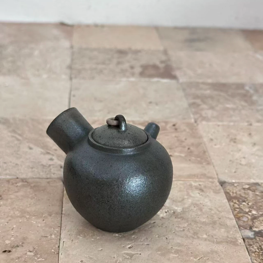 树见造物丨双圈柴烧侧把 紫泥zw0024