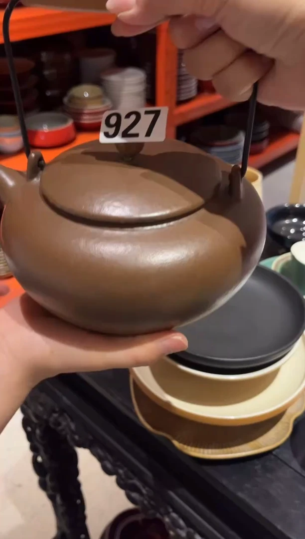 瓷片聆*者927紫砂泥手工茶壶