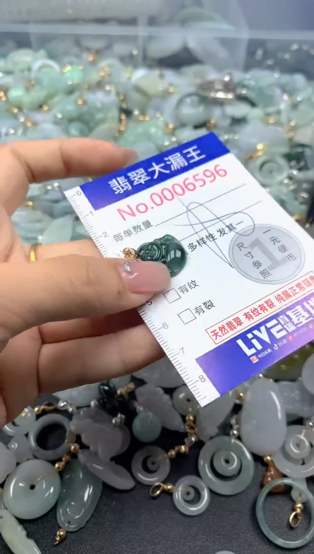 颈饰未镶嵌翡翠6596