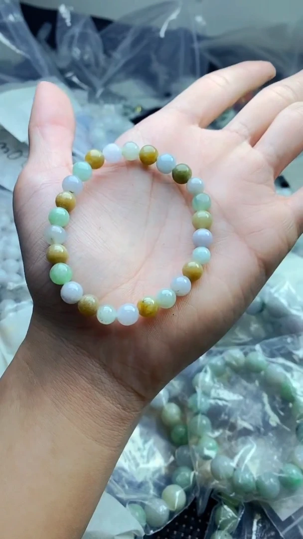 翡翠未镶嵌颈饰珠串