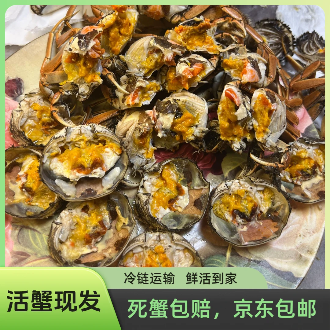 【活蟹】盘锦稻田蟹母蟹1.4-1.6两 2斤