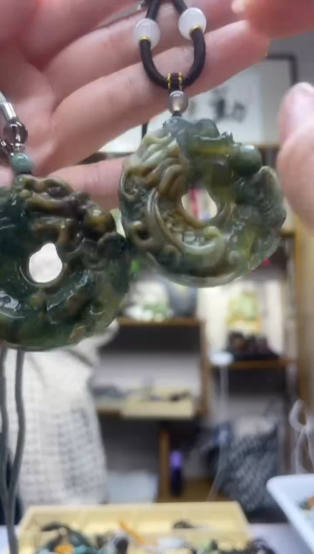 未镶嵌岫玉吊坠·多样性发货*拍一发一