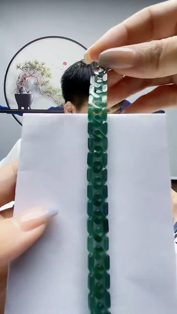 未镶嵌定制翡翠JJ-手串63
