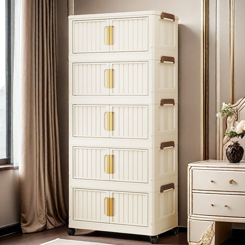 55cm直径-免安装收纳柜客厅宝宝玩具储物柜卧室床头柜儿童衣柜