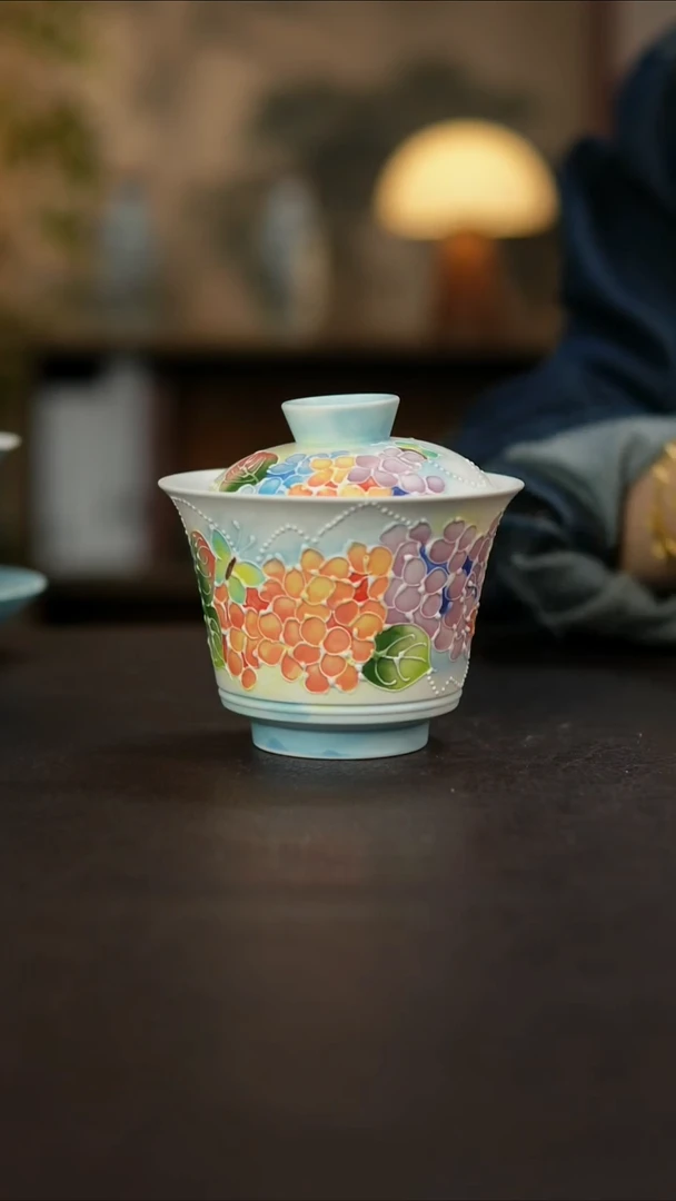 杯景德镇陶瓷杯碗柴烧多人微瑕