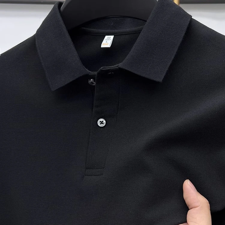 Zero Degree North高端冰丝短袖polo衫男士夏季休闲百搭翻领T恤衫
