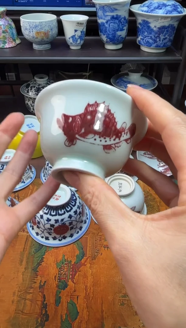 景德镇纯手工手绘瓷器（无礼盒）